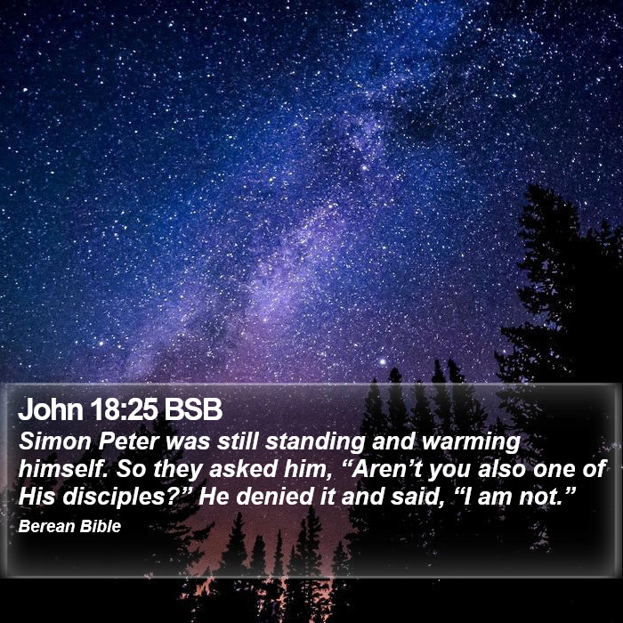 John 18:25 BSB Bible Study