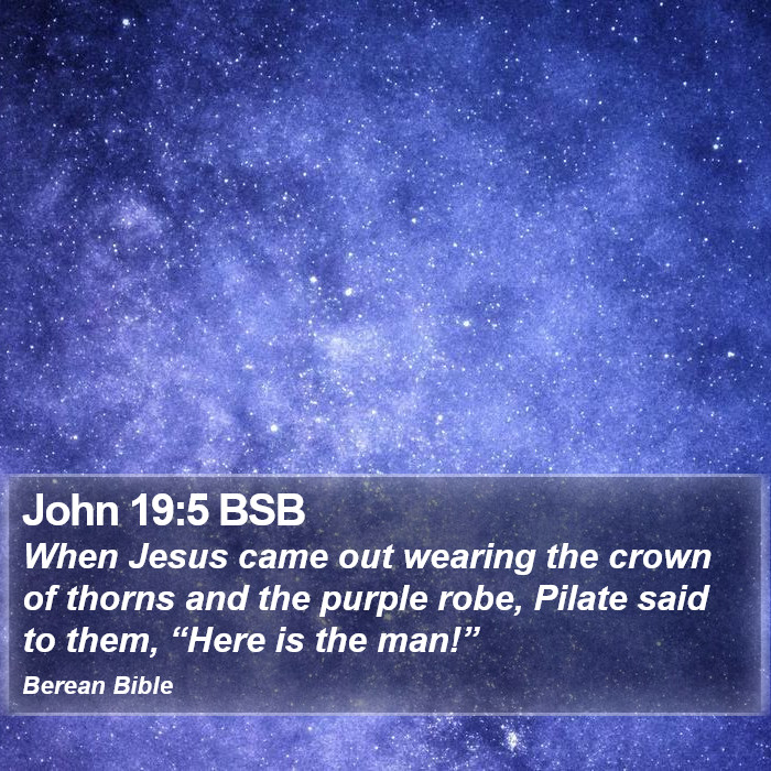 John 19:5 BSB Bible Study