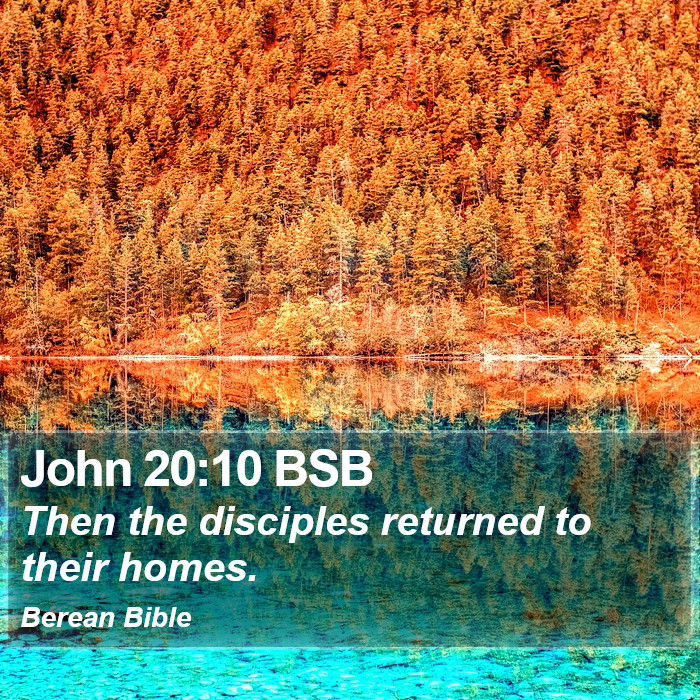 John 20:10 BSB Bible Study