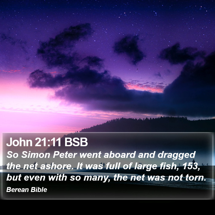 John 21:11 BSB Bible Study