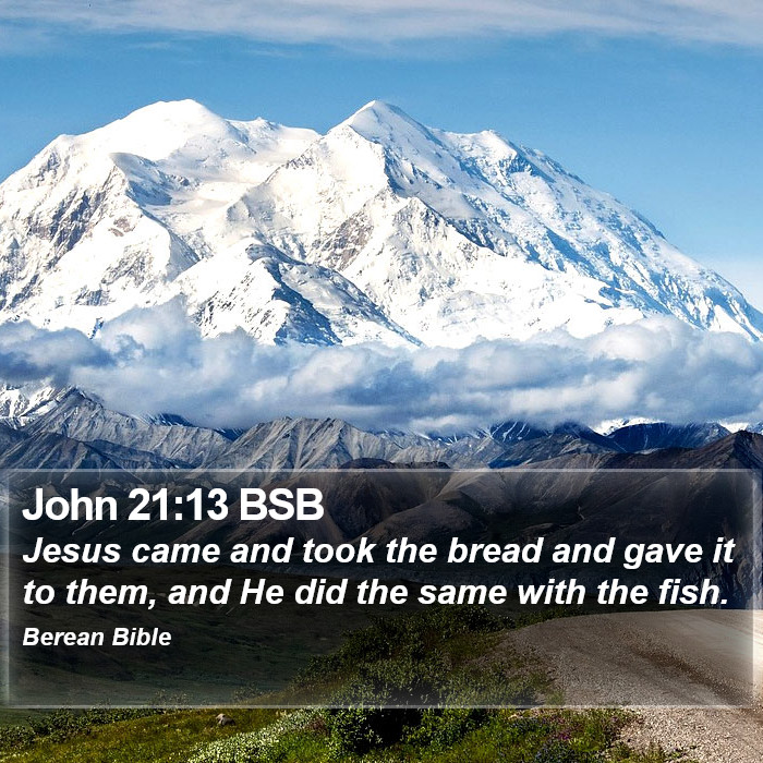 John 21:13 BSB Bible Study