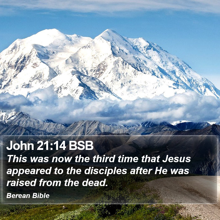 John 21:14 BSB Bible Study