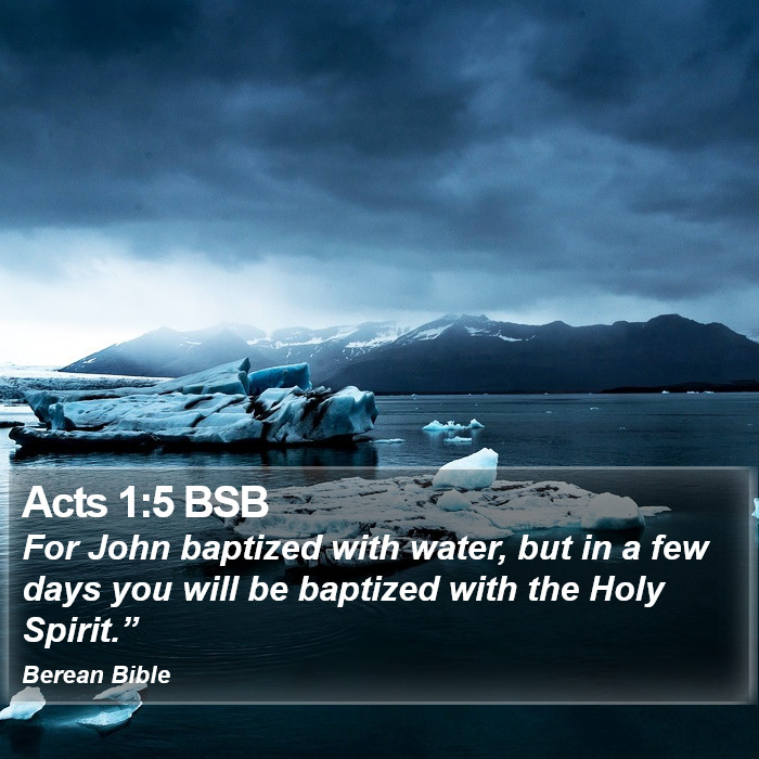 Acts 1:5 BSB Bible Study