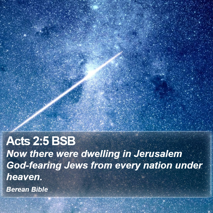 Acts 2:5 BSB Bible Study