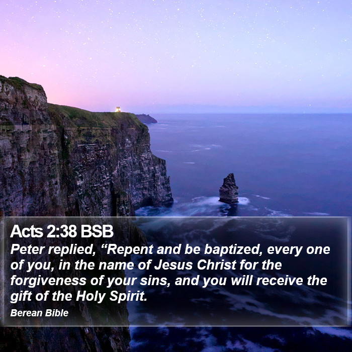 Acts 2:38 BSB Bible Study