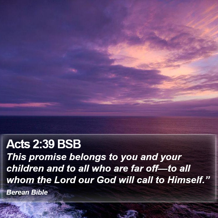 Acts 2:39 BSB Bible Study