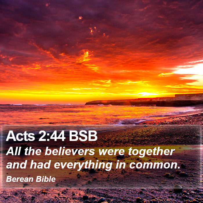 Acts 2:44 BSB Bible Study