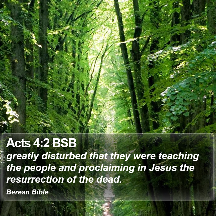 Acts 4:2 BSB Bible Study