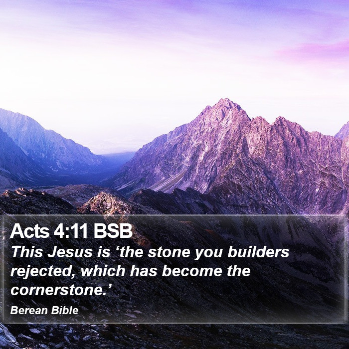 Acts 4:11 BSB Bible Study