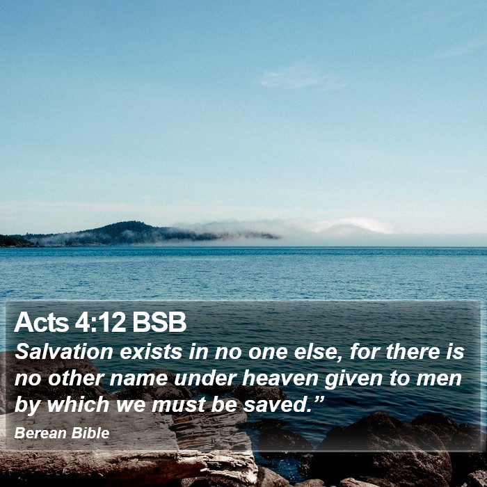 Acts 4:12 BSB Bible Study