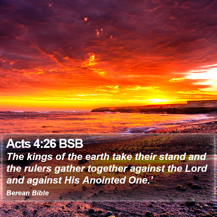 Acts 4:26 BSB Bible Study