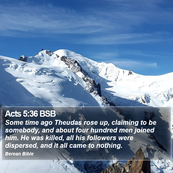 Acts 5:36 BSB Bible Study