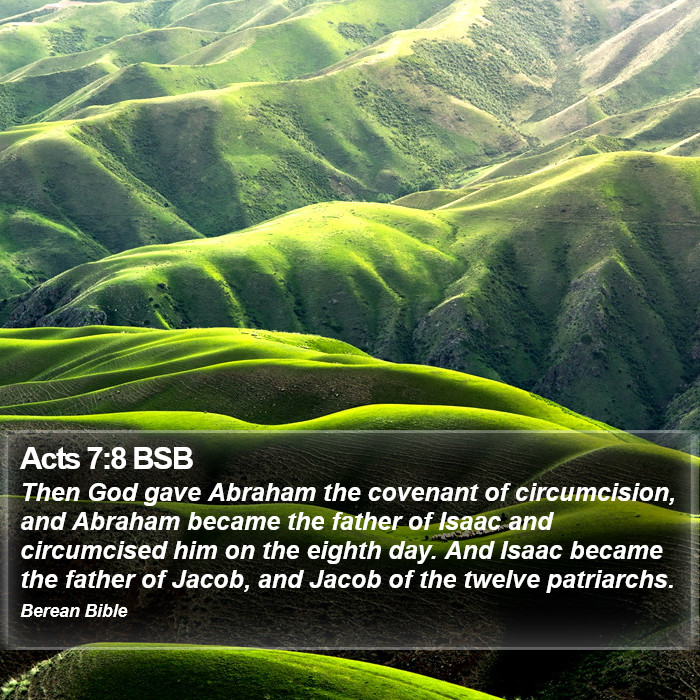 Acts 7:8 BSB Bible Study