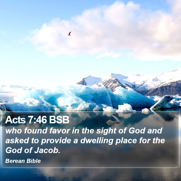 Acts 7:46 BSB Bible Study