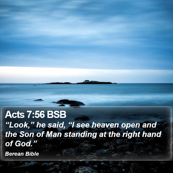 Acts 7:56 BSB Bible Study