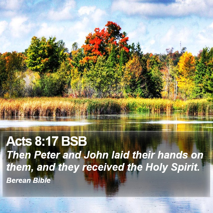 Acts 8:17 BSB Bible Study