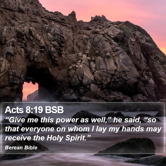 Acts 8:19 BSB Bible Study