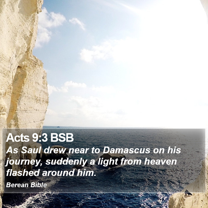 Acts 9:3 BSB Bible Study