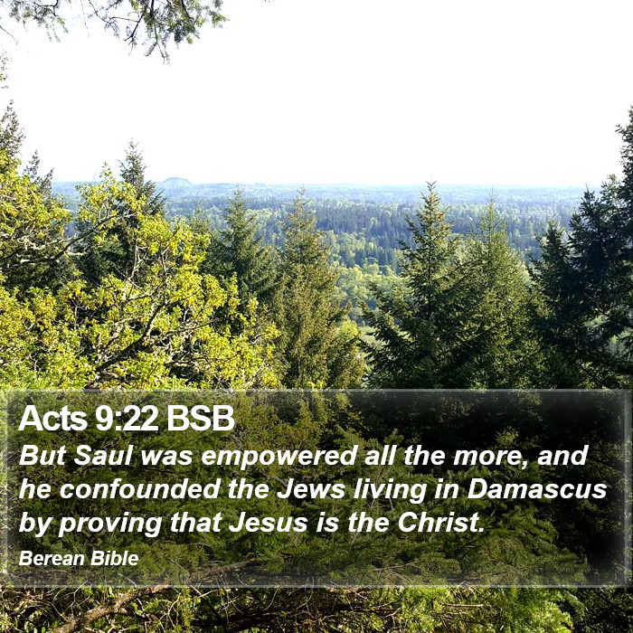 Acts 9:22 BSB Bible Study