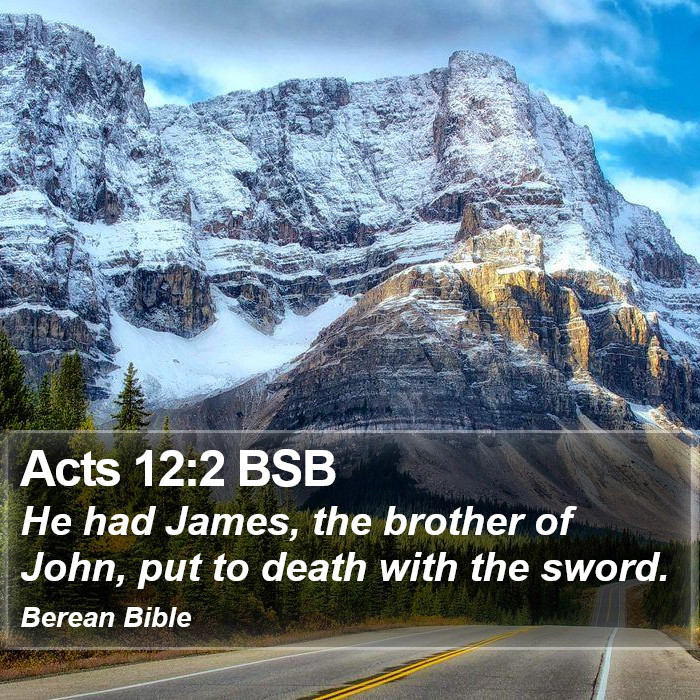 Acts 12:2 BSB Bible Study