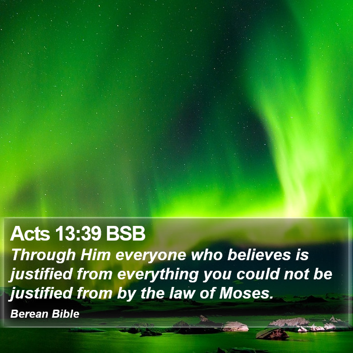 Acts 13:39 BSB Bible Study