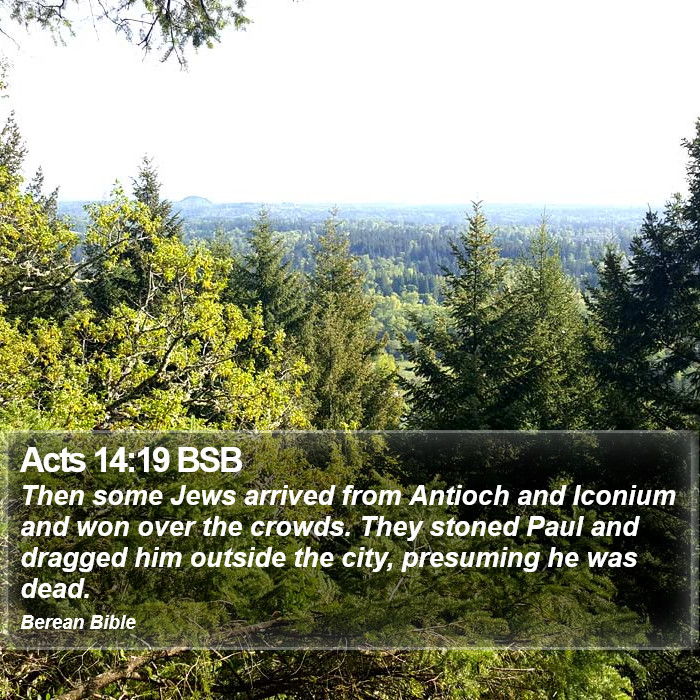 Acts 14:19 BSB Bible Study