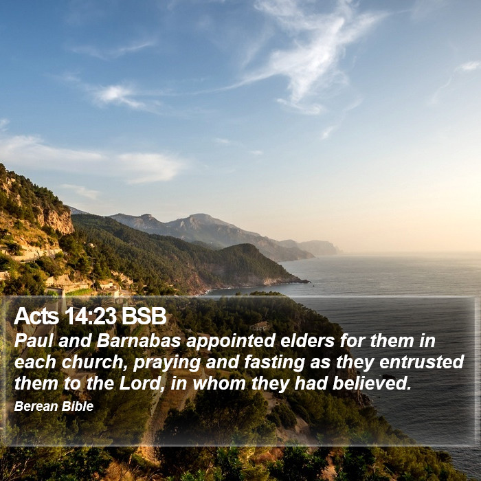 Acts 14:23 BSB Bible Study