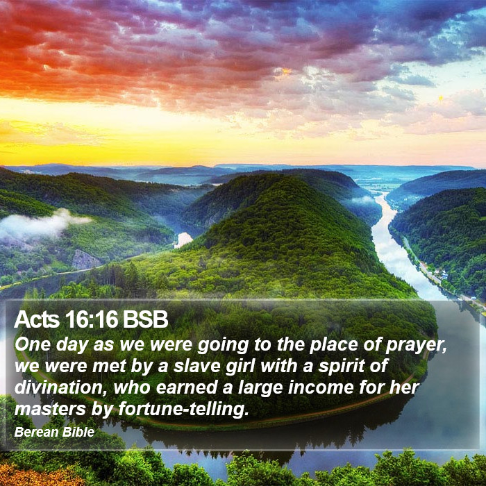 Acts 16:16 BSB Bible Study