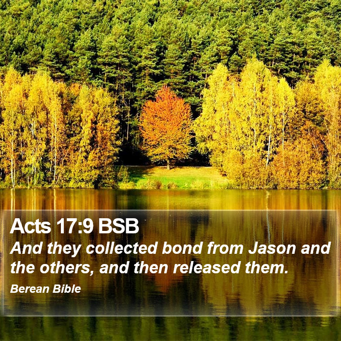 Acts 17:9 BSB Bible Study