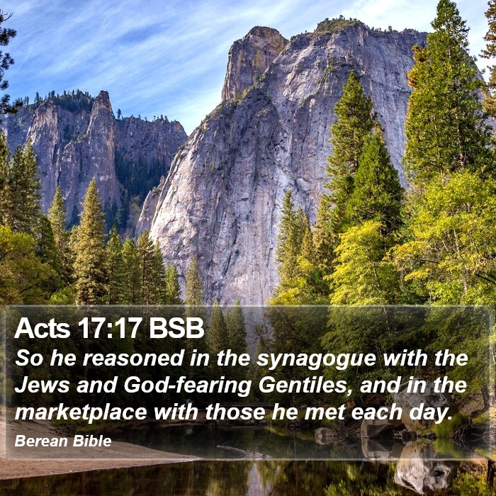 Acts 17:17 BSB Bible Study