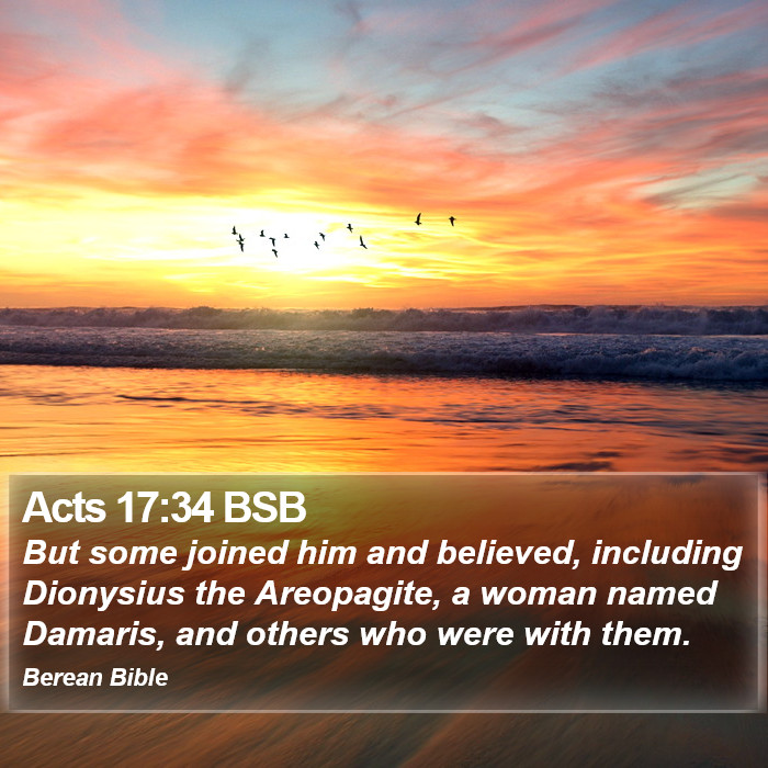 Acts 17:34 BSB Bible Study