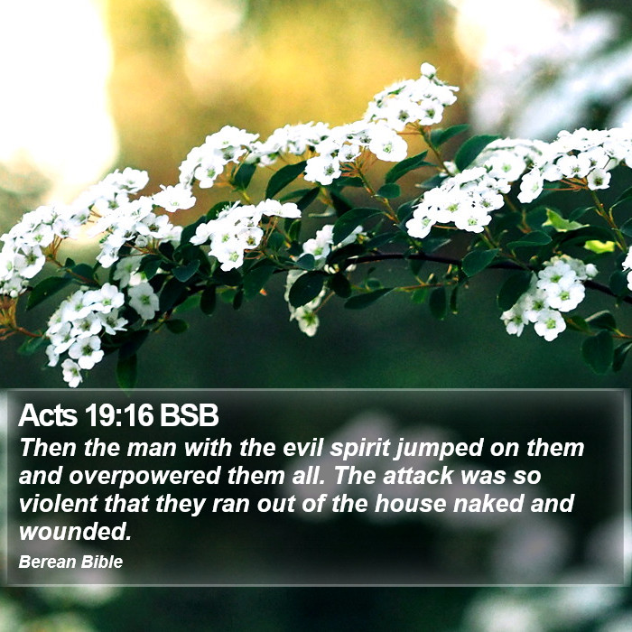 Acts 19:16 BSB Bible Study