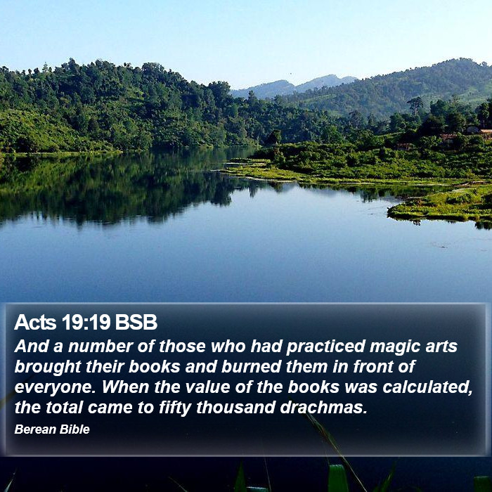 Acts 19:19 BSB Bible Study