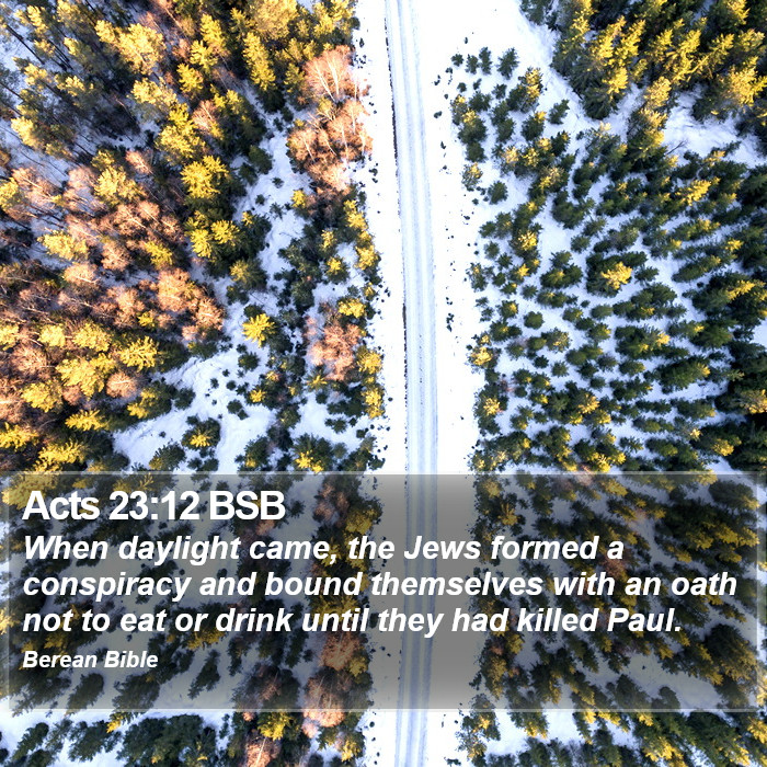 Acts 23:12 BSB Bible Study