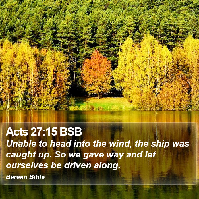 Acts 27:15 BSB Bible Study