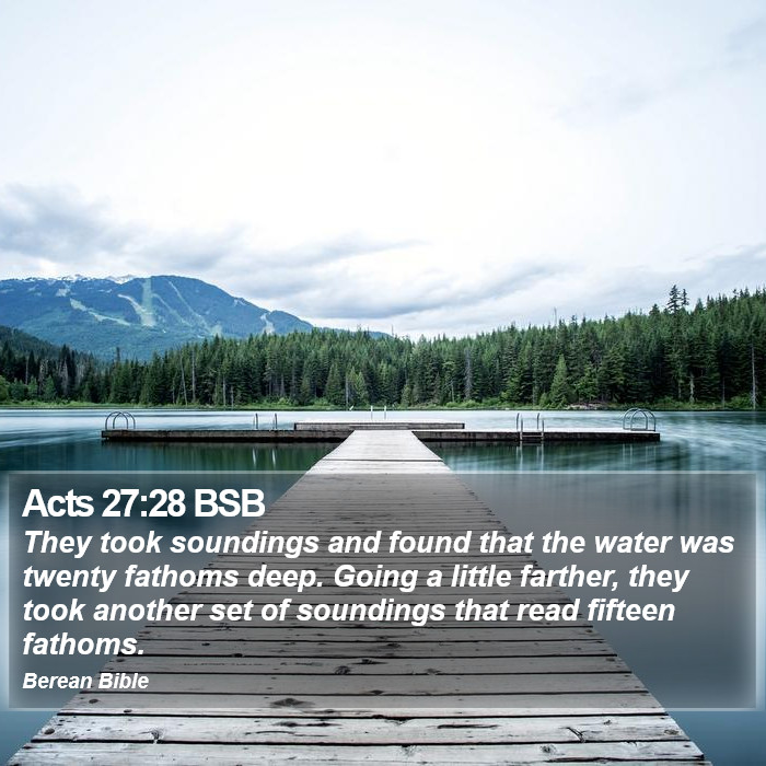 Acts 27:28 BSB Bible Study