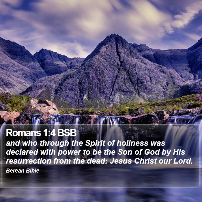 Romans 1:4 BSB Bible Study