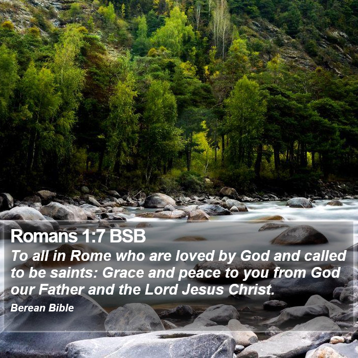 Romans 1:7 BSB Bible Study