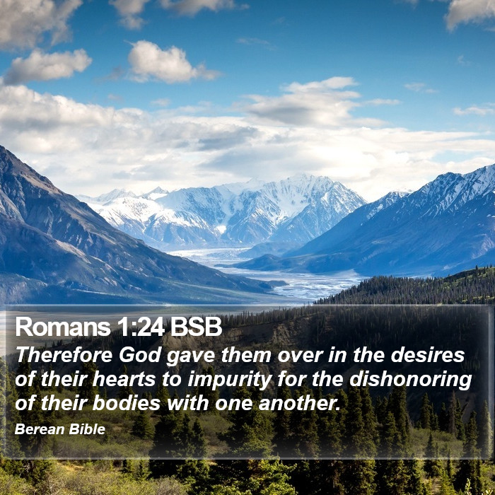 Romans 1:24 BSB Bible Study