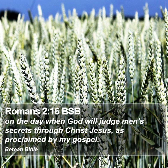 Romans 2:16 BSB Bible Study