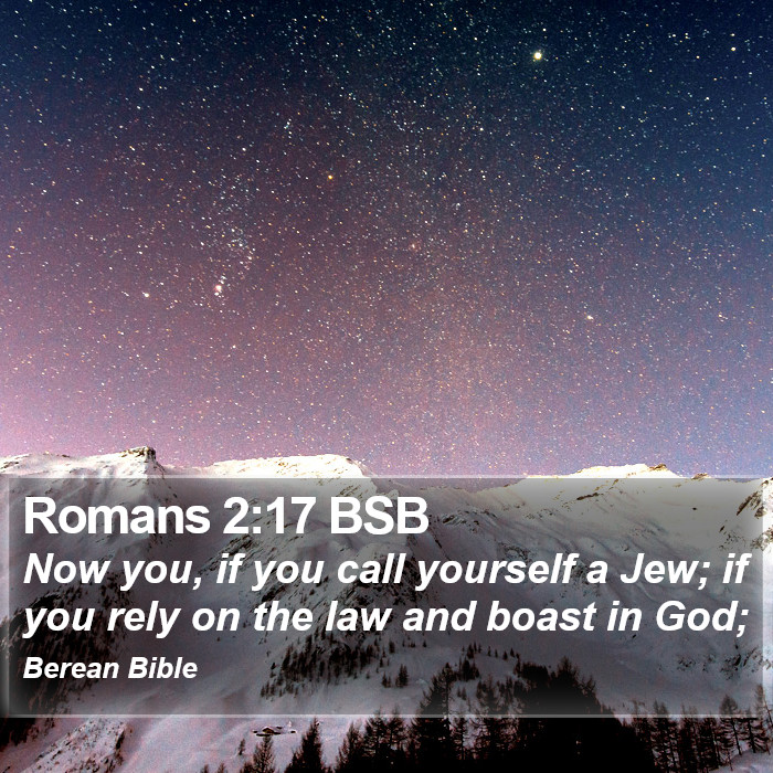 Romans 2:17 BSB Bible Study