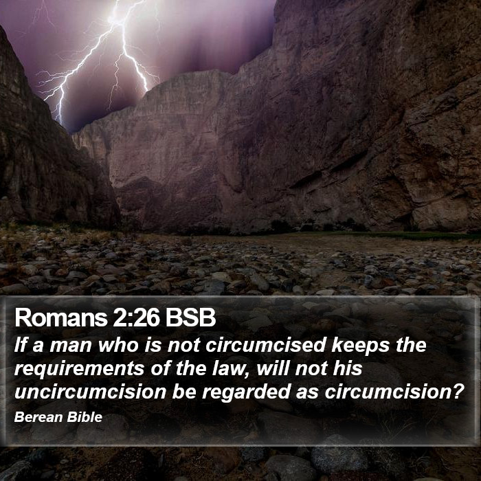 Romans 2:26 BSB Bible Study