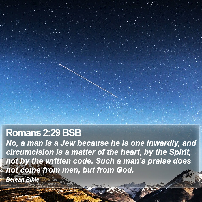 Romans 2:29 BSB Bible Study