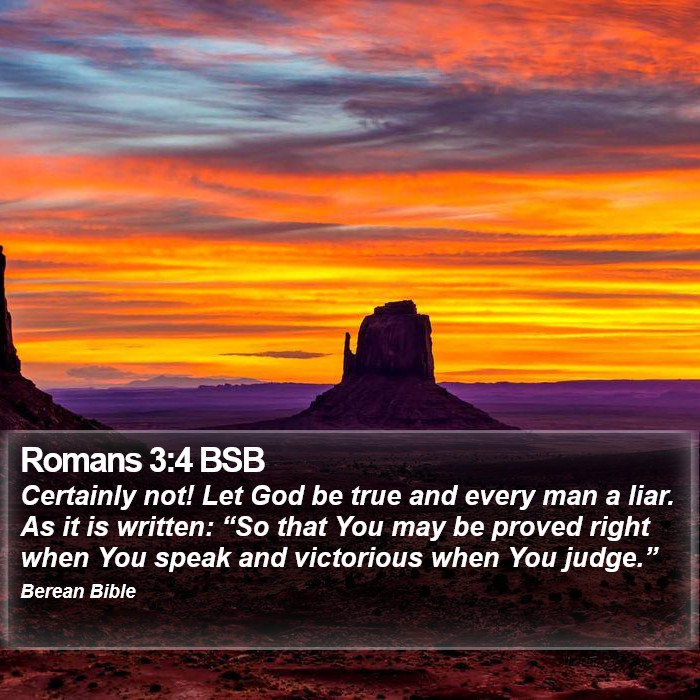 Romans 3:4 BSB Bible Study