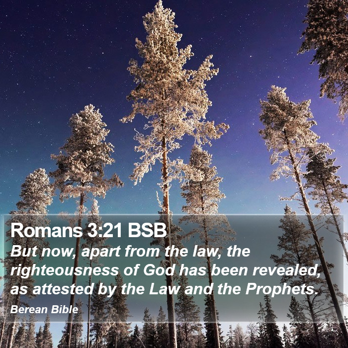 Romans 3:21 BSB Bible Study