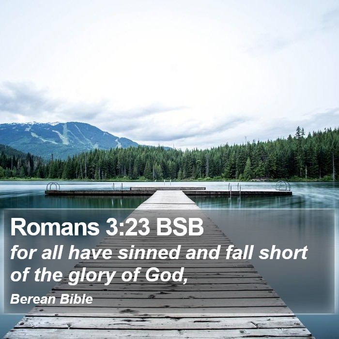 Romans 3:23 BSB Bible Study