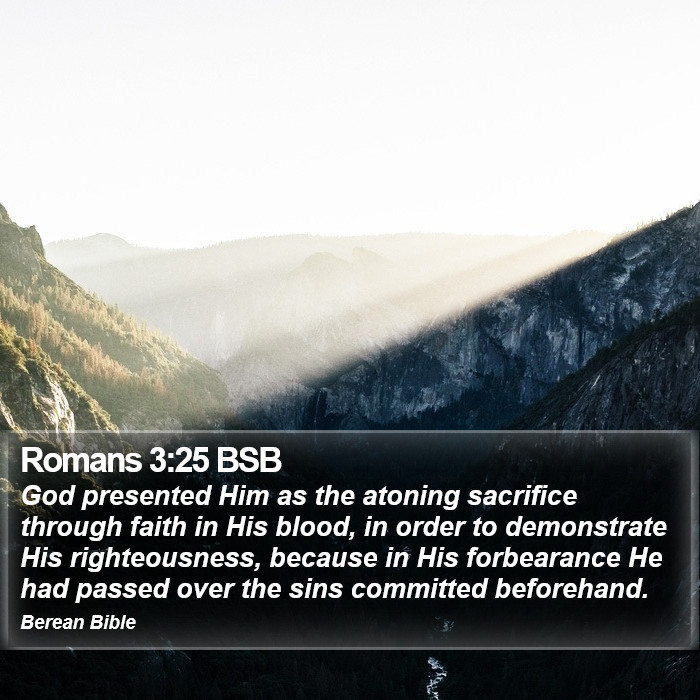 Romans 3:25 BSB Bible Study