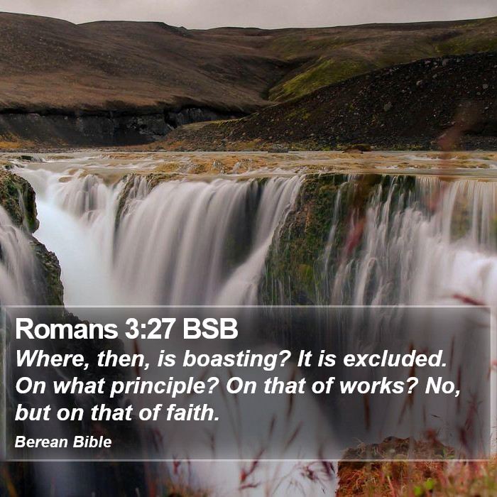 Romans 3:27 BSB Bible Study