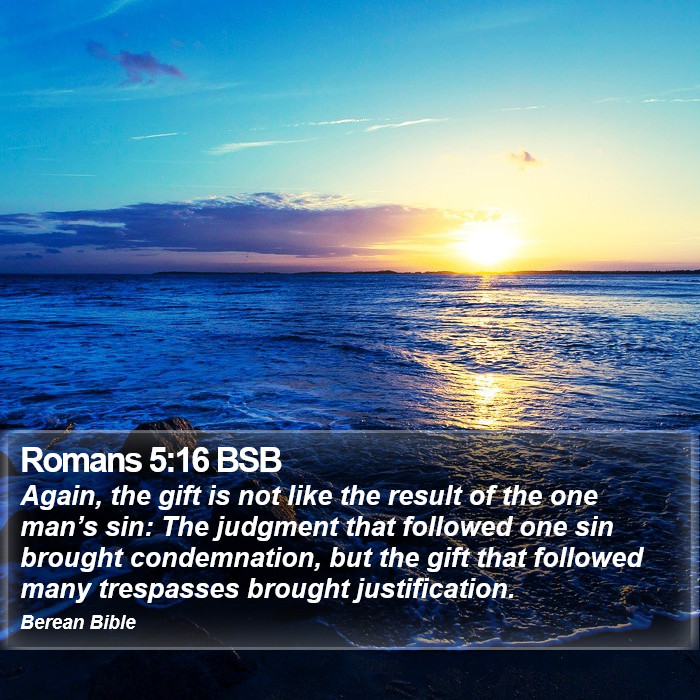 Romans 5:16 BSB Bible Study