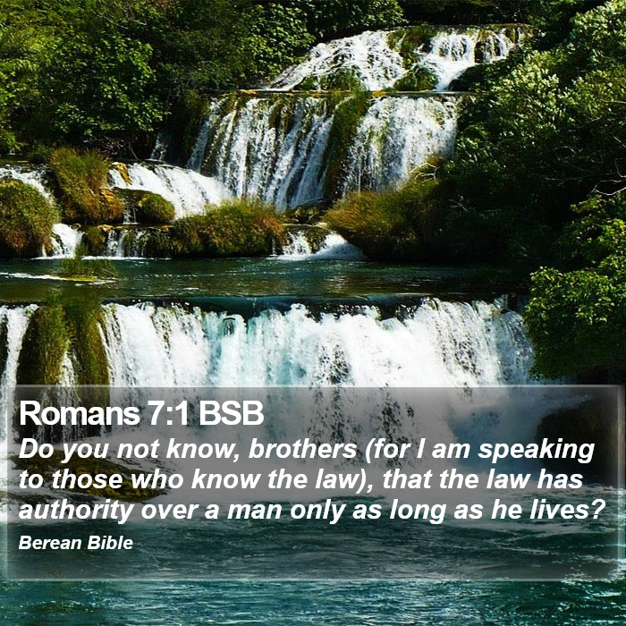 Romans 7:1 BSB Bible Study